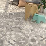Eurostone NV - Keramische Tegels - Flores Mix Grigio - 20 x 20 x 0,90
