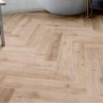 vinyl oak light fishbone visgraat eurostone